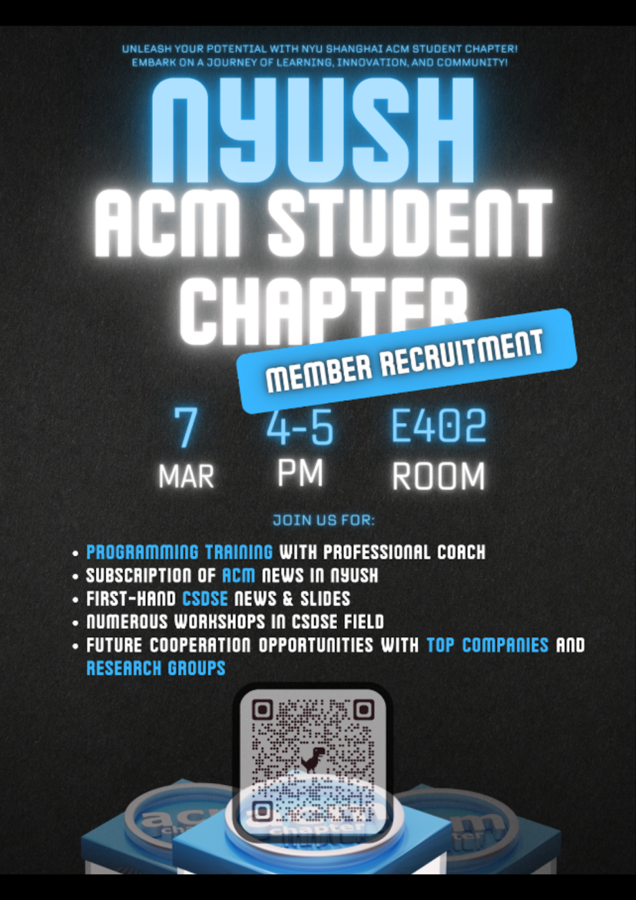 ACM Student Chapter | Member Recruitment Session