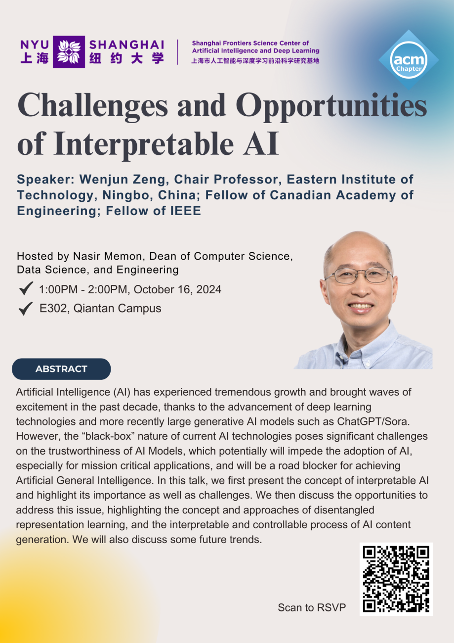 SFSC Talk | Challenges and Opportunities of Interpretable AI