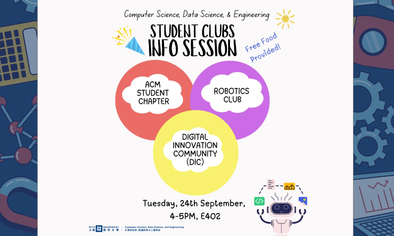  CSDSE Student Clubs Info Session